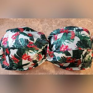 38C 38D ❤️Sale VS Swim Removable PushUp Twist Bandeau Bikini Top